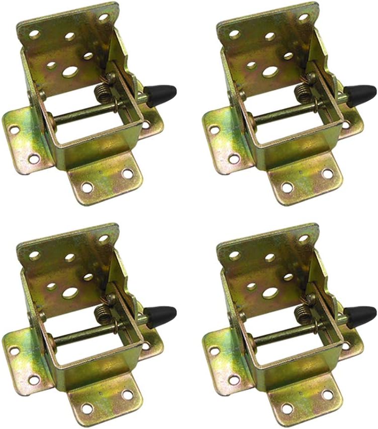 4 Stück Klappwinkel Mit Verriegelungsmechanismus Für Klappbare Tischbeine Aus Eisen, Klappbare Tischbeine Und Scharniere Für Möbel, Ausziehbarer Werkstatttisch
