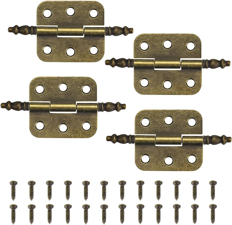 4 Antike Scharniere 70 X 35 Mm Für Vintage-schranktüren, 15,2 Cm Hoch, Zqkla