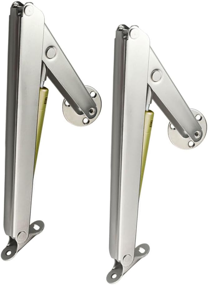 Zweiteiliges Deckelstützscharnier – Leistungsstarke 200-n-gasfeder Mit Soft-close-dämpfer – Sichere Unterstützung Für Spielzeugkisten, Kommoden, Kleiderschränke Und Andere Möbel – Einstellbare Kraft