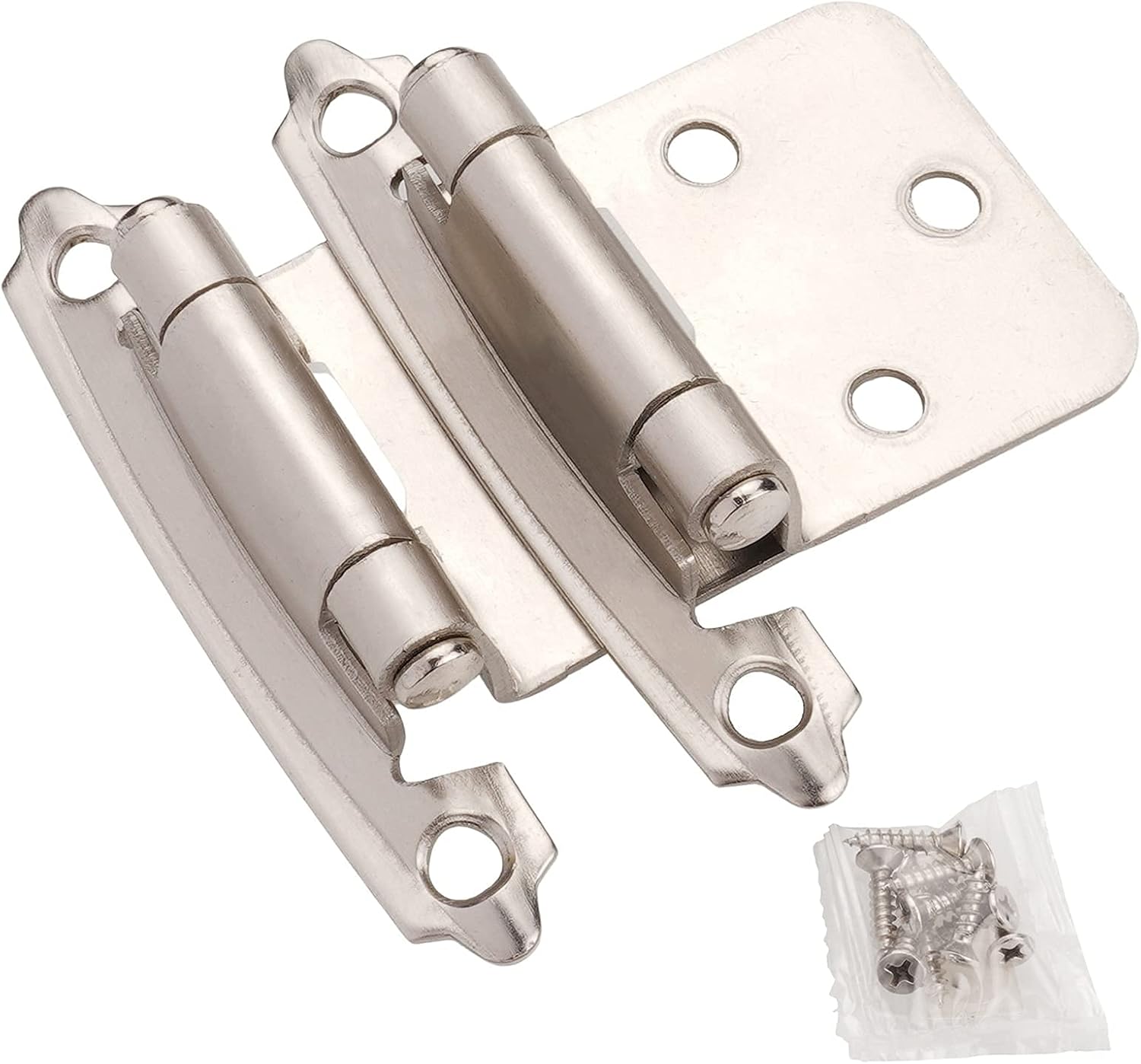 Scharniere Aus Satiniertem, Gebürstetem Nickel Für Küchenschränke (5, Zqkla)