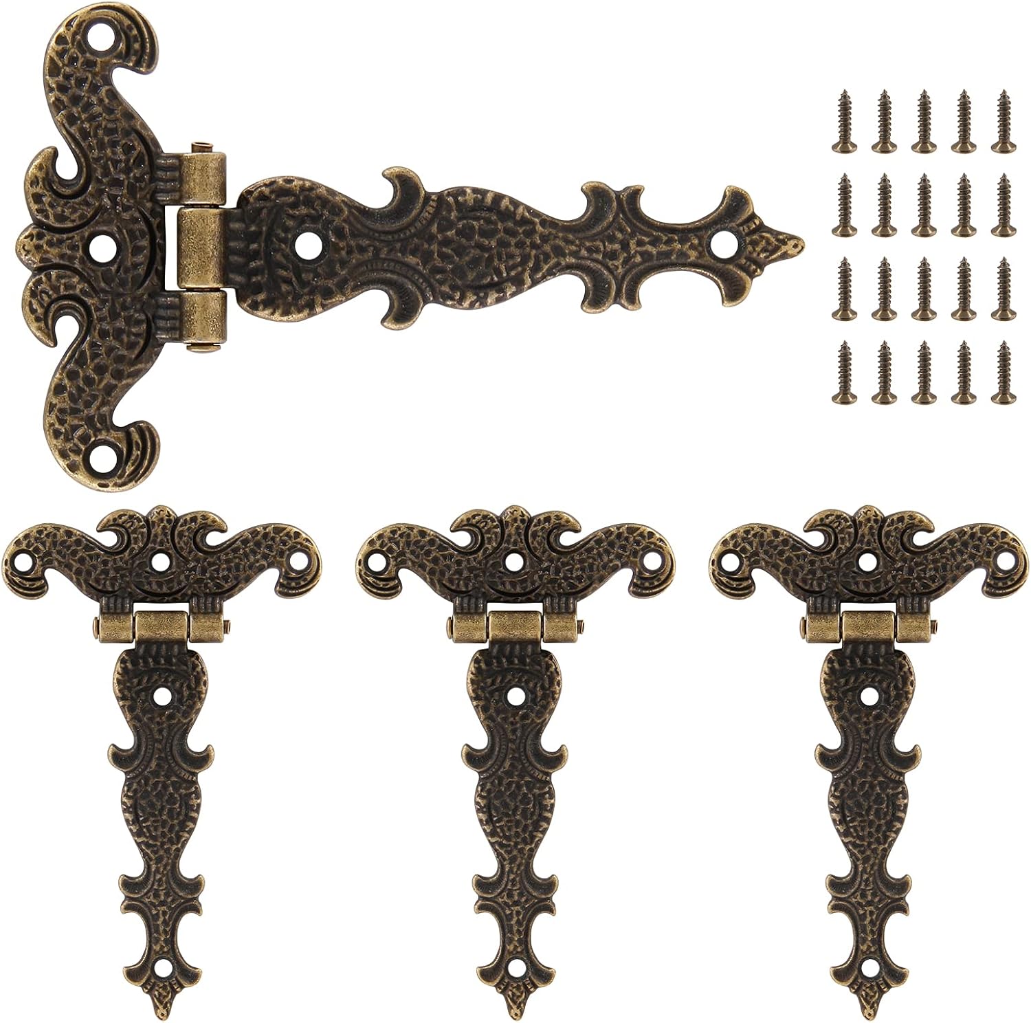 4-teiliges T-scharnier-set – Hochleistungsausführung 4,33 Zoll X 2,75 Zoll