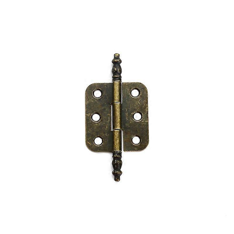 Set Mit 10 Antiken Metallscharnieren, Eisenscharnieren, Klassisches Design, Für Schränke, Türen, Kommoden, 70 X 35 Mm, Bronze