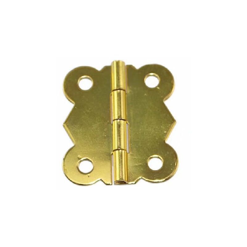 Packung Mit 50 Miniatur-schmetterlingsbändern, Gelb, 30 × 27 Mm, Ideal Für Kleine Holzkästchen (z. B. Schmuckkästchen). Artikelnummer Klb: 50 Schmetterlingsbänder.