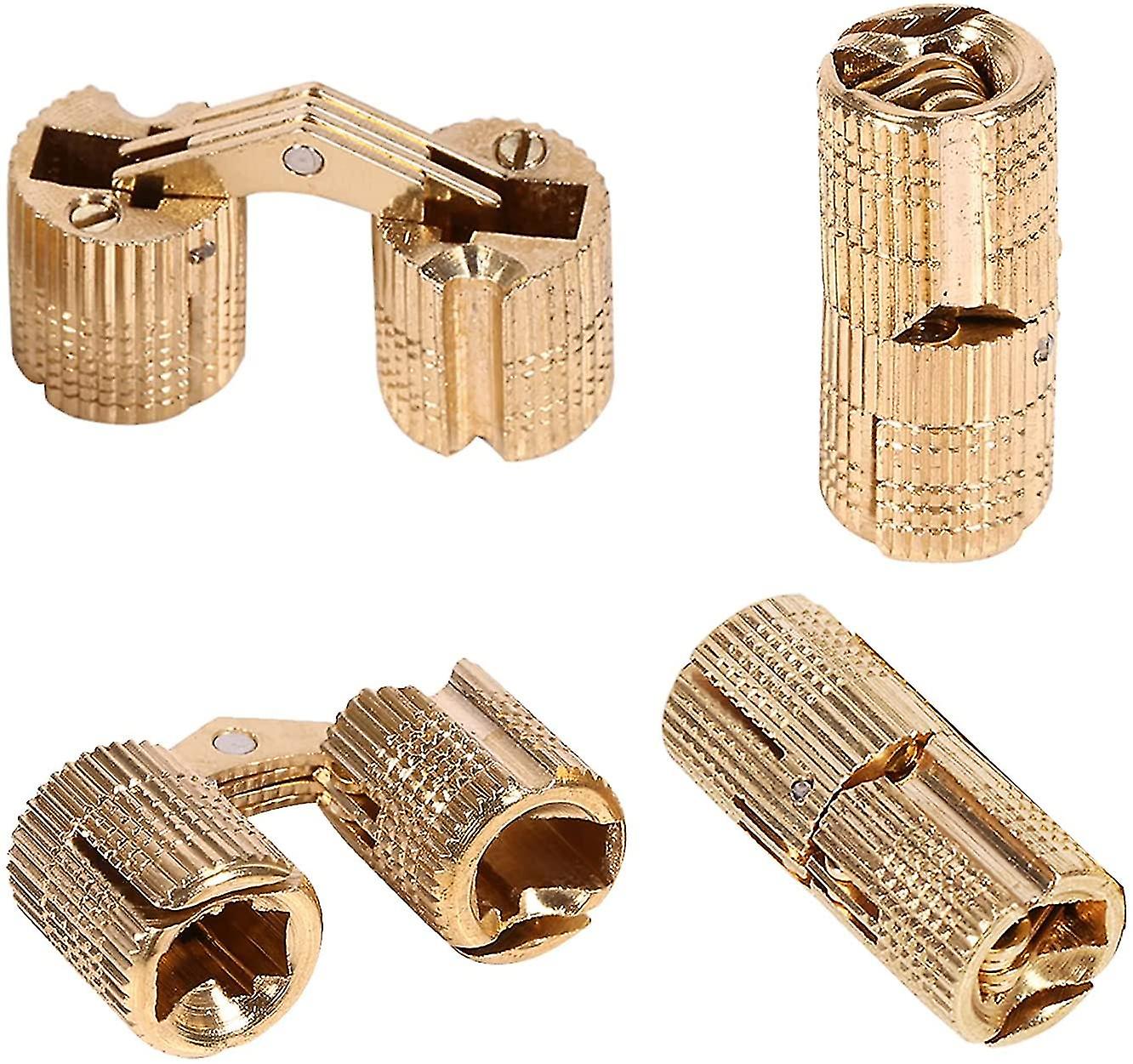 Set Aus 2 Unsichtbaren Messingscharnieren, Dünn Und Unauffällig, Für Die Schmuckherstellung (12 Mm).
