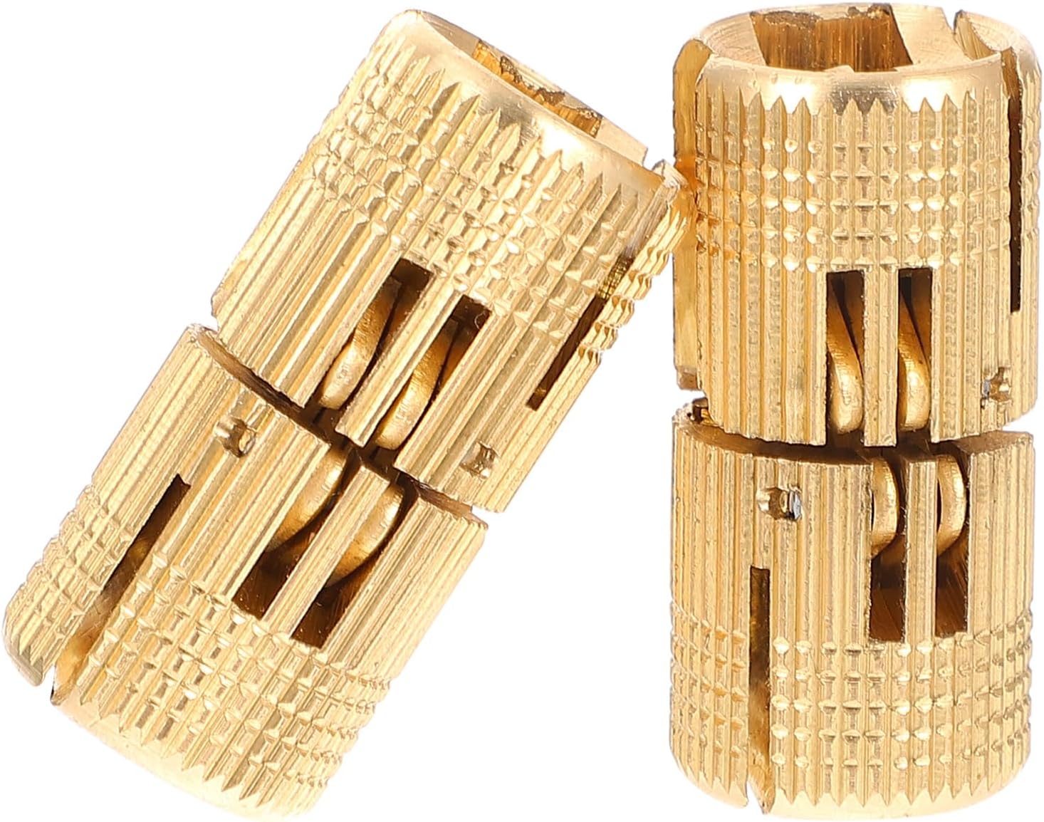 Set Mit 2 Verdeckt Drehbaren Scharnieren Aus Reinem Kupfer (12 Mm), Verstellbare Beschläge Für Möbel Und Schränke, Für Den Heimgebrauch