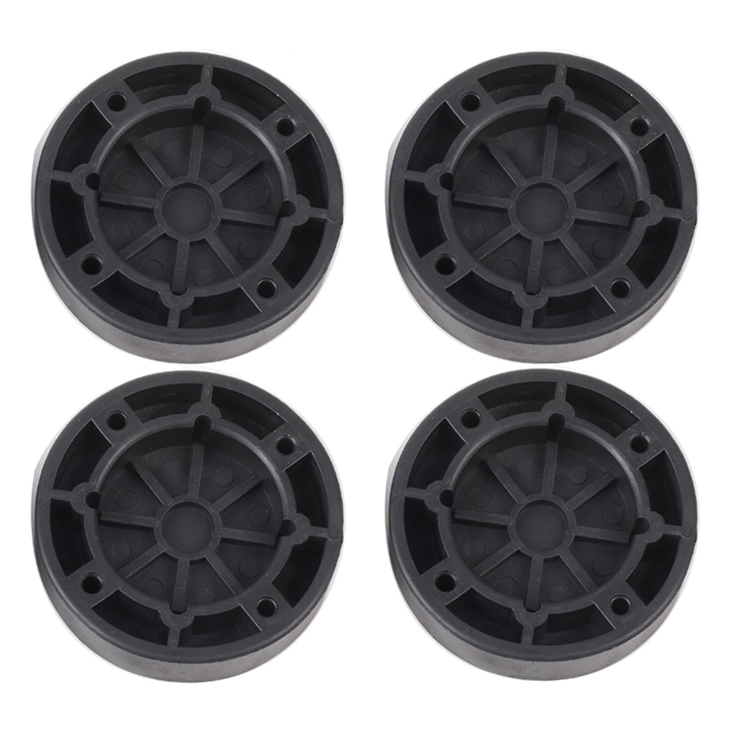 Set Mit 4 Zylindrischen Pvc-pads Für Waschmaschinen-, Kühlschrank- Und Tischfüße. Stoßdämpfende, Vibrationsdämpfende Und Schalldämpfende Pads.
