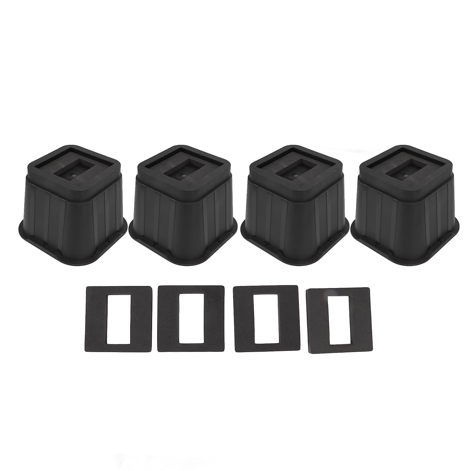 Set Mit 4 Rutschfesten Möbelgleitern Aus Gummi, 10 Cm Hoch, Für Bett, Aufbewahrung, Schreibtisch, Sofa, Stuhl, Waschmaschine
