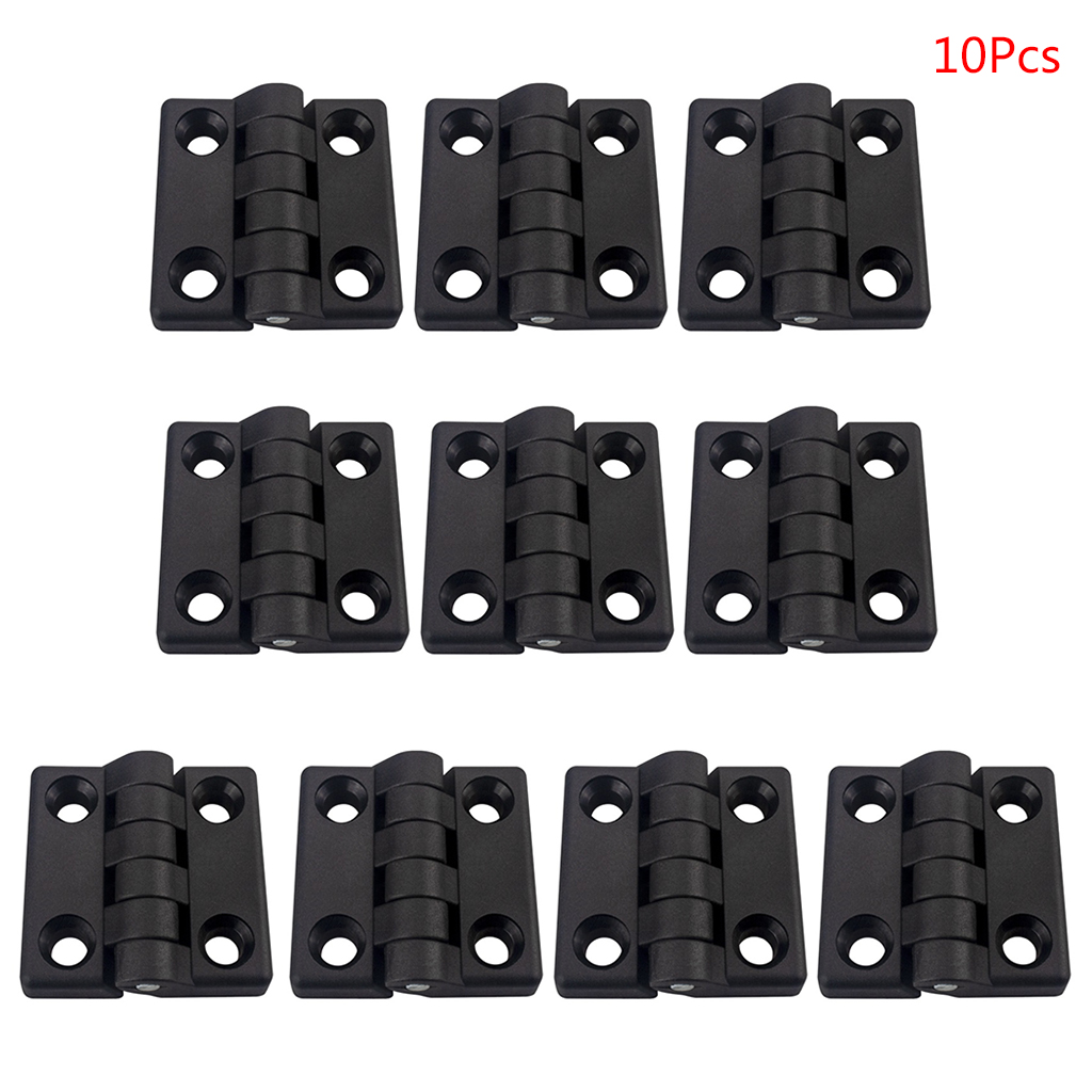 Set Mit 10 Kleinen Schwarzen Scharnieren Für Schränke, Holzscharniere Für Schmuckkästchen Und Bastelarbeiten