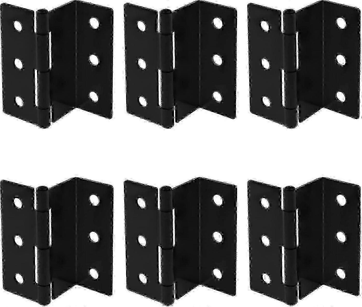 Satz Mit 6 Versetzten Scharnieren, 76 Mm, Für Heckklappe, Retro-rollladen, 1,8 Mm Stahl, Drei Halbverdunkelnde Paneele