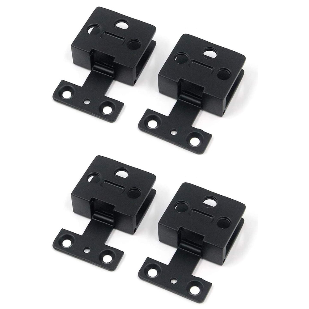 2 Paar Glastürscharniere Für Weinkellervitrinen, Ersatzteile Für Klemmscharniere, Geeignet Für Glas Mit Einer Dicke Von 5 Bis 8 Mm.