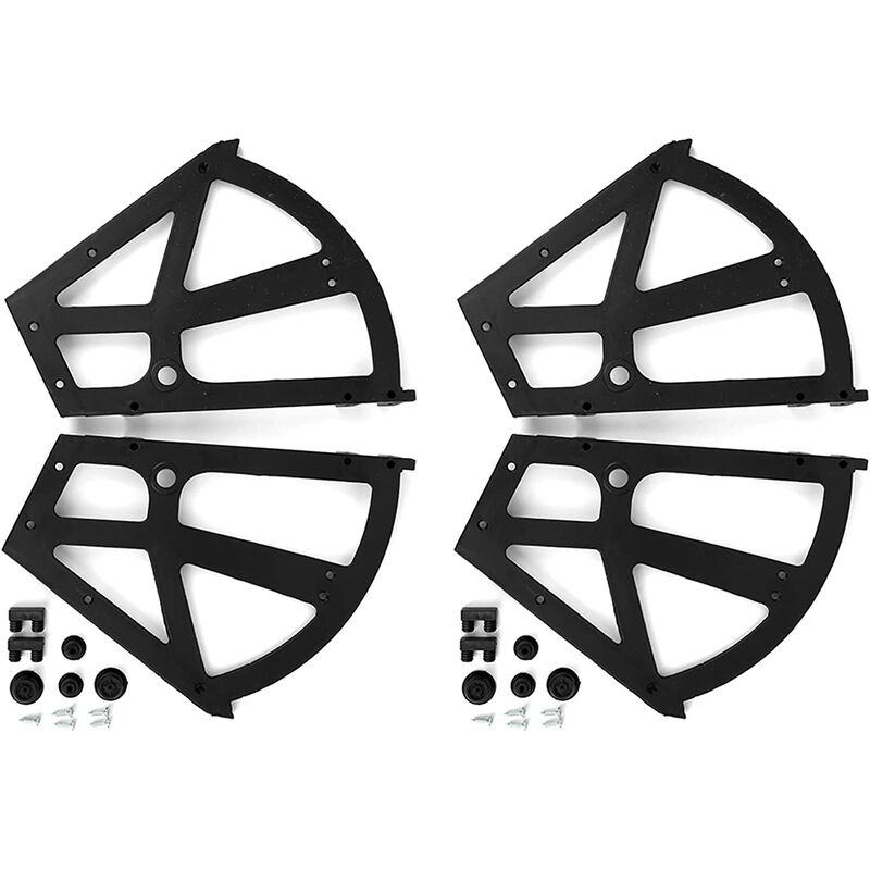Schwenkbare Möbelstütze, Set Mit 4 Scharnieren Für Schuhschubladen Und Schränke, Zubehör Für Küche Und Wohnzimmer.