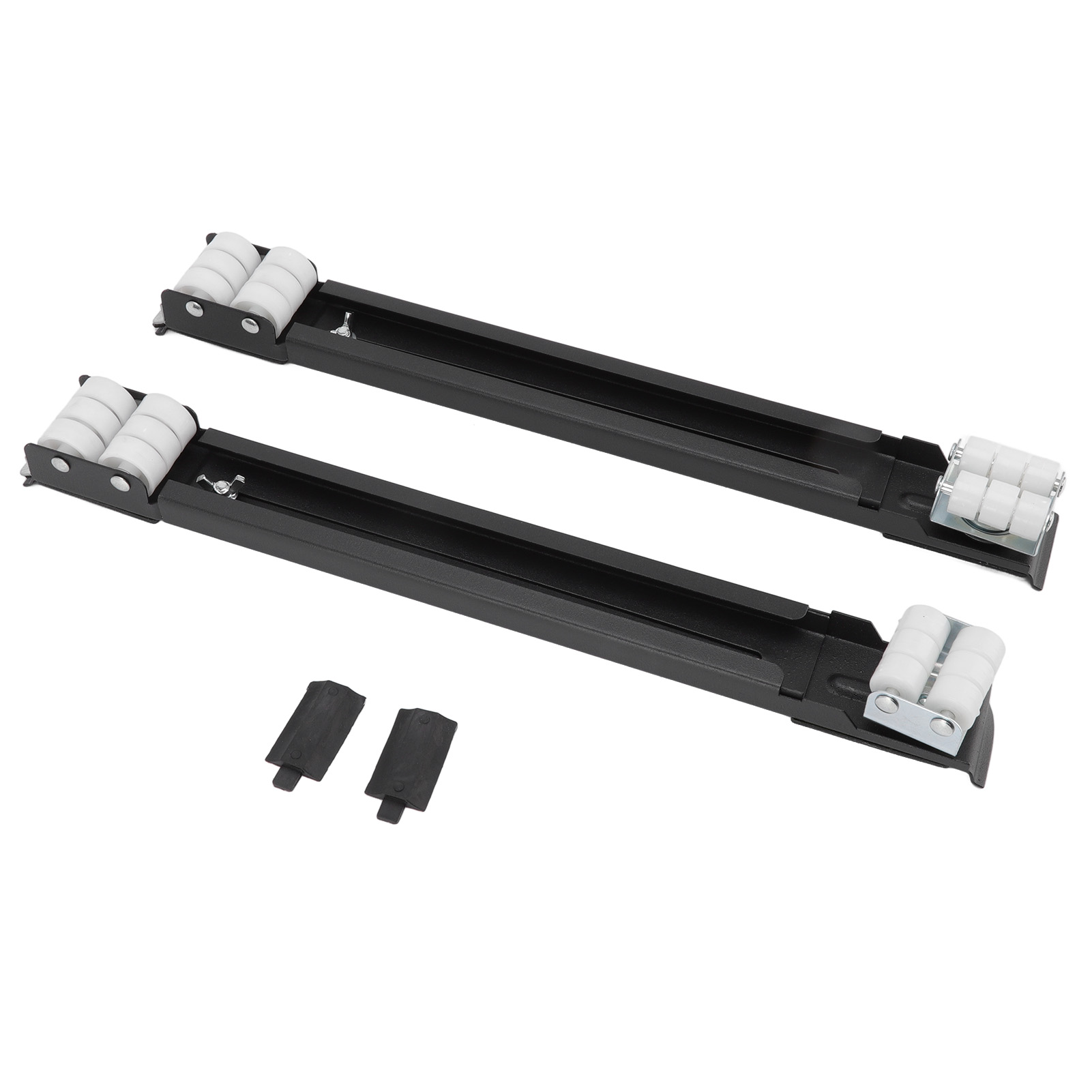 Schwerlast-ausziehrollen Für Haushaltsgeräte, Tragkraft 300 Kg, Universeller Rollensockel, Gleiter Für Waschmaschinen Und Möbel, Schwarz