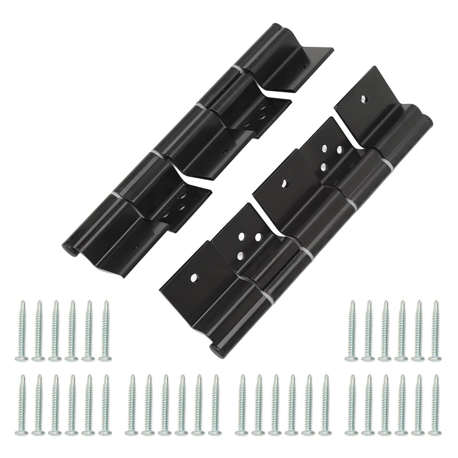 Set Mit 2 Reibungsscharnieren Für Wohnwagentüren, Aus Metall, Leichtgängig, Hohe Festigkeit, Schwarz, Einfache Montage Für Sattelauflieger Und Wohnmobile.