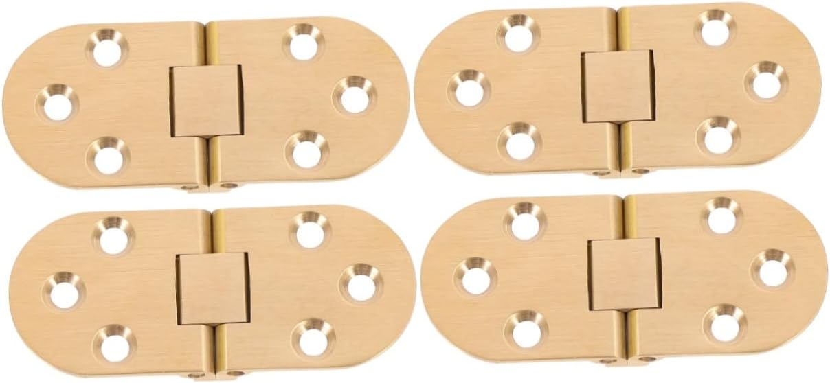 2 Sätze Messingscharniere Für Tischplatten, Messing-klappscharniere Für Möbel