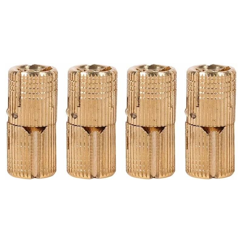 Zylindrische Scharniere - Unsichtbare Scharniere - Unsichtbare Messingscharniere, 180° Öffnungswinkel, 4er-pack (größe: 10 Mm)