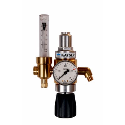 Druckregler mit Flowmeter und Gassparventil Mod. ECOMAT 2000