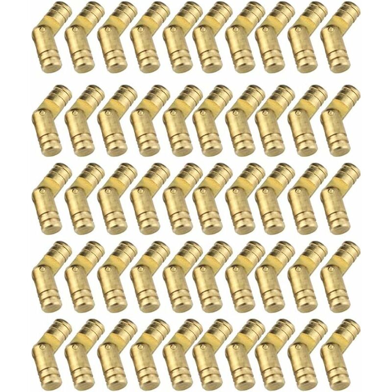 50 Zylindrische Scharniere Aus Reinem Kupfer Φ525, Einteilig, Zur Herstellung Von Kleinmöbeln, Kisten Und Schubladen, Ideal Für Den Haushalt.