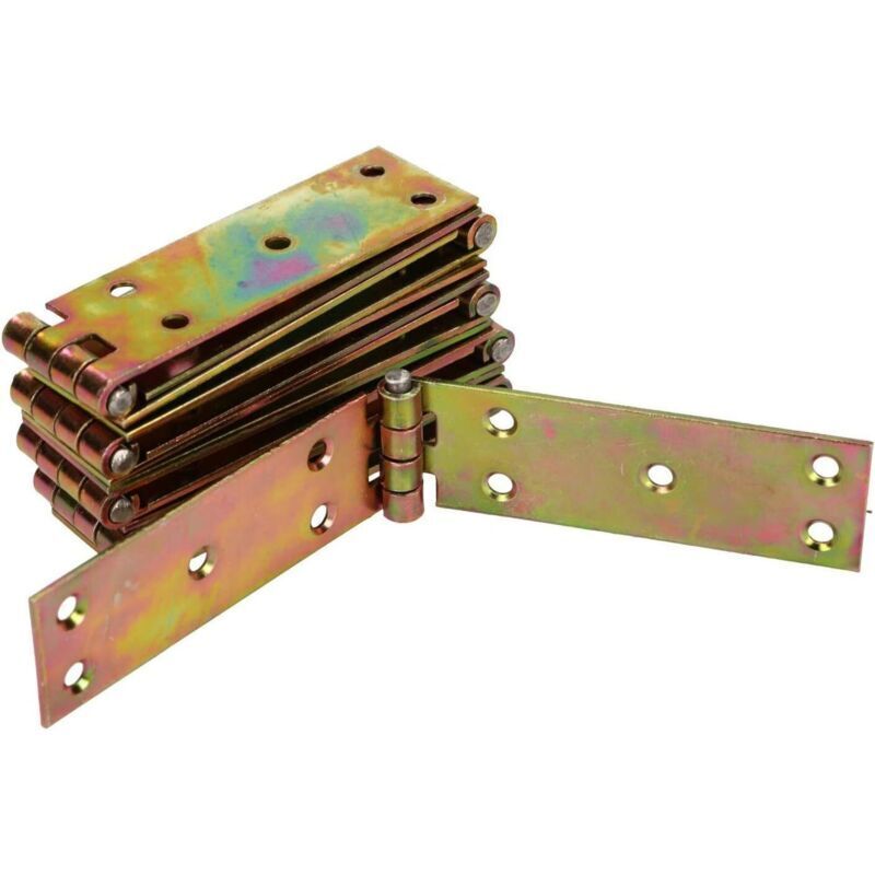 Türscharniere – 162 X 31 Mm – 10er-pack – Verzinkt – Türscharniere – Möbelscharniere