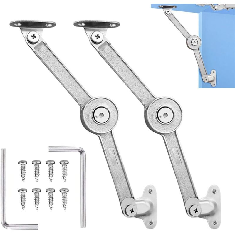 Set Mit 2 Soft-close-scharnieren Mit Verriegelungssystem – Für Küchentüren, Schranktüren, Küchenschränke – Öffnungswinkel 75°/90°/110°