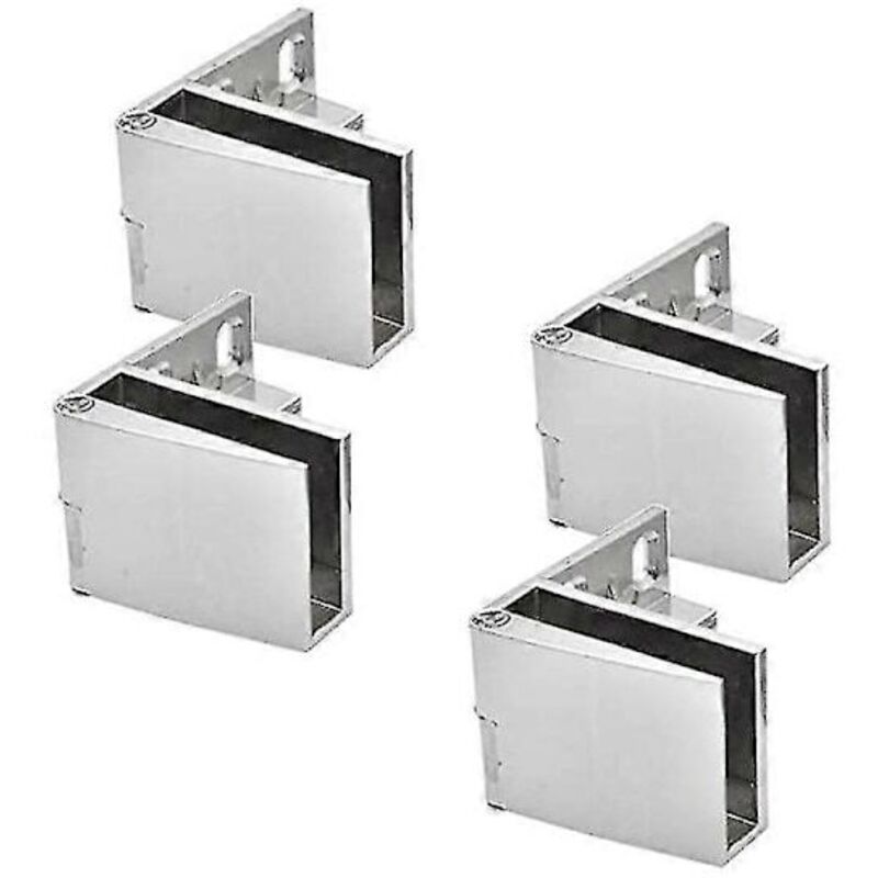 Set Mit 4 Scharnieren Für Glastüren, Vitrinen, Weinkeller Mit Glasfronten, Scharniere Für Glasausstellungsvitrinen - L S20