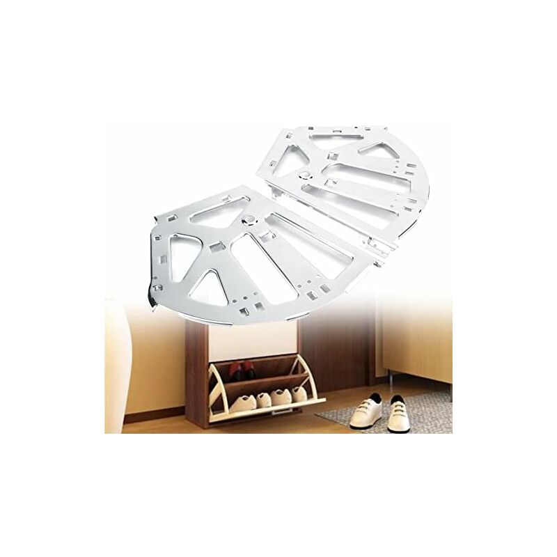 2 Edelstahl-möbelscharniere, Schuhschrankscharniere (3-stufig) Für Wohnzimmer Und Küche, Longziming