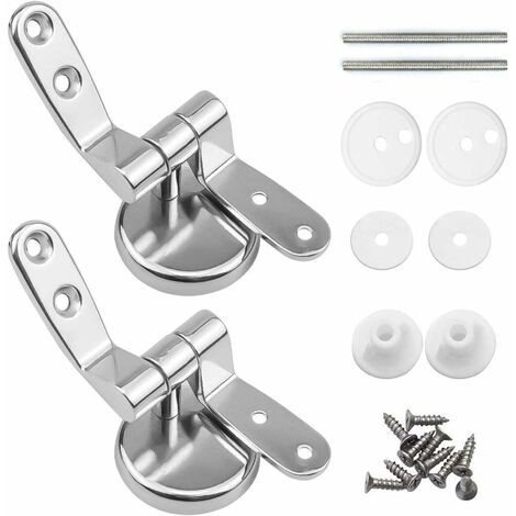 Scharnierhalterungen Für Wc-sitze, 2er-set Ersatzscharniere Aus Aluminium
