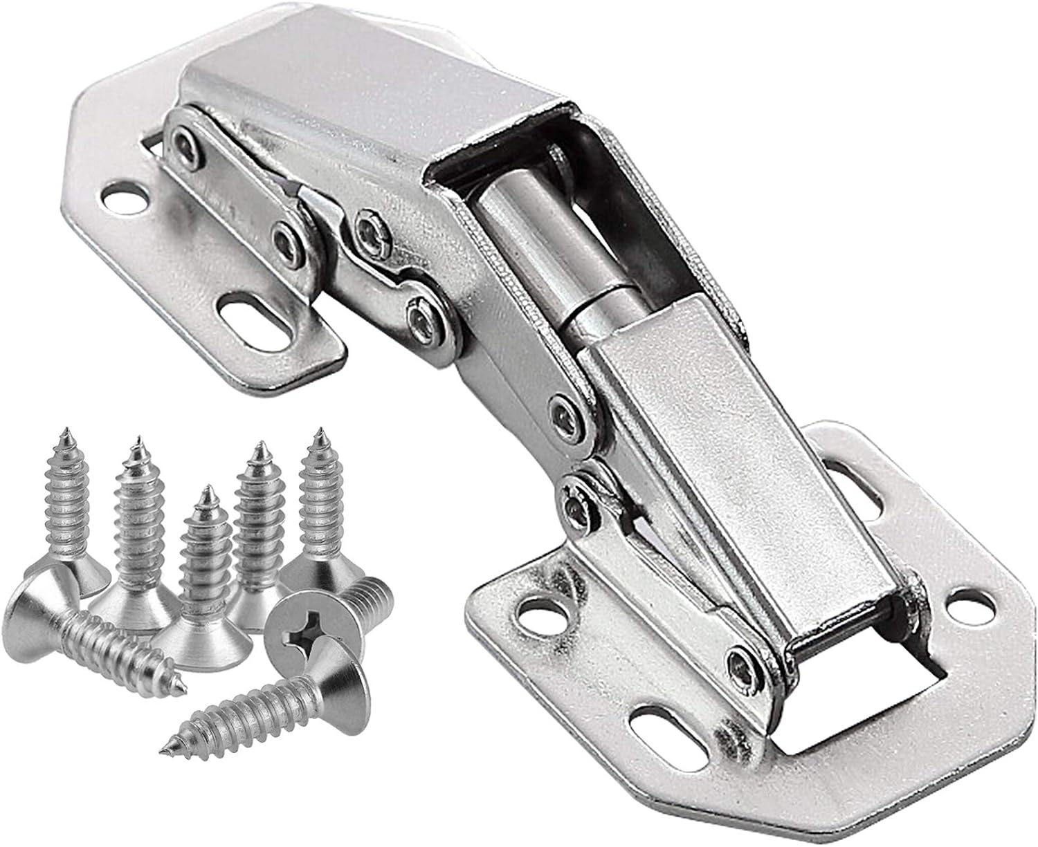 Set Mit 8 Türscharnieren Aus Edelstahl, 105 × 44 Mm, Unsichtbar.