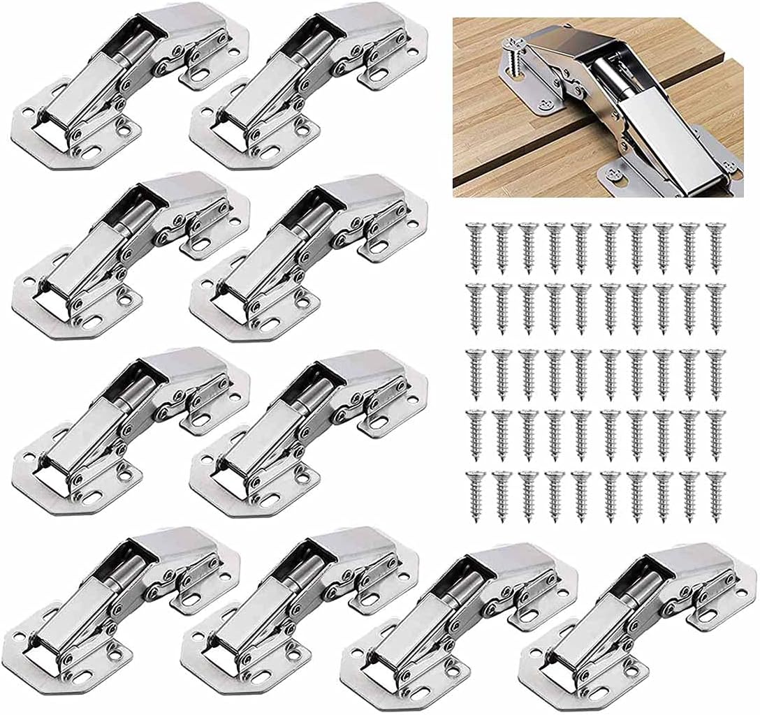 Winkelscharniere Für Möbel (7,6 Cm), 10 Scharniere Für Schranktüren, Küchen-d