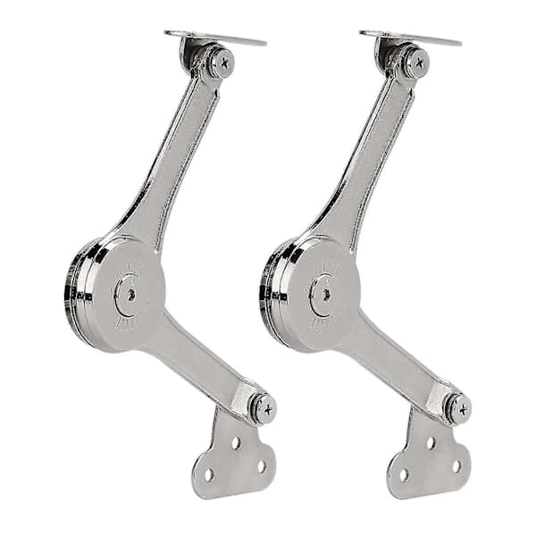 Set Aus 2 Robusten Soft-close-scharnieren Für Schrankdeckel, Schubladen Und Kommoden, Die Die Offene Position Halten.