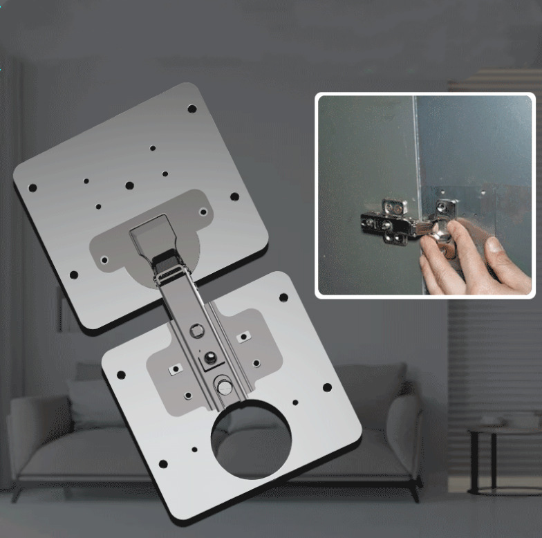 Scharnierreparaturplatte (3er-set) Für Schränke, Möbel Und Schubladen