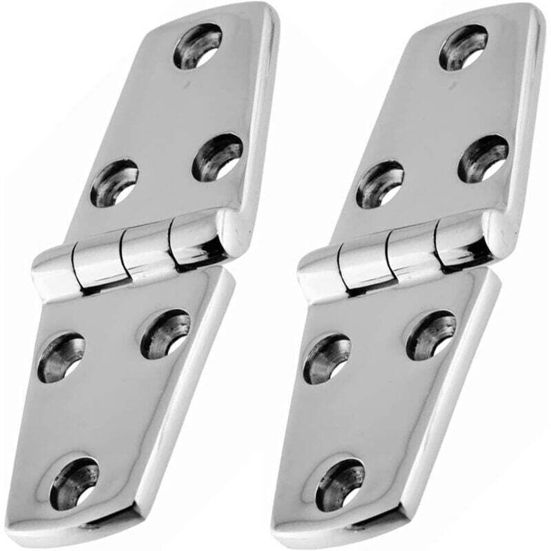 316 Edelstahl-scharniere Für Boote Und Yachten – 2er-pack – Abmessungen 102 × 38 Mm – 180°-drehung – Für Boote Und Yachten