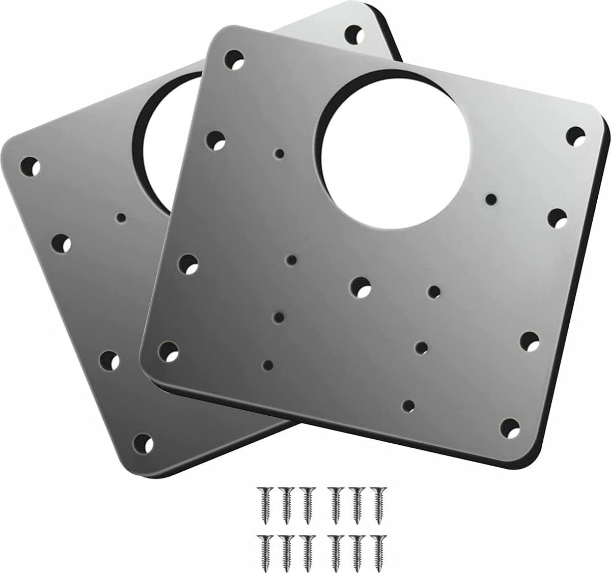 Scharnierreparaturplatte, 2 Stück, Für Küchenmöbel Und Schränke, Edelstahl