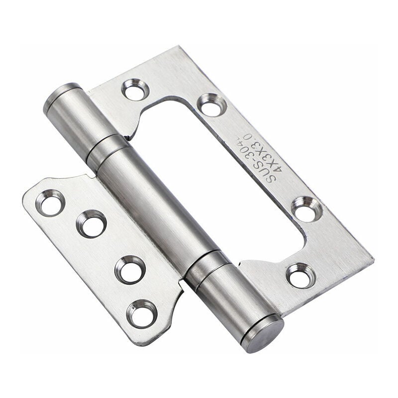 Robuste Türscharniere Aus Satiniertem Nickel, Edelstahlpaneele Ohne Zapfenverbindung Mit 360-grad-drehung, Einfache Montage An Holz, Metall Oder