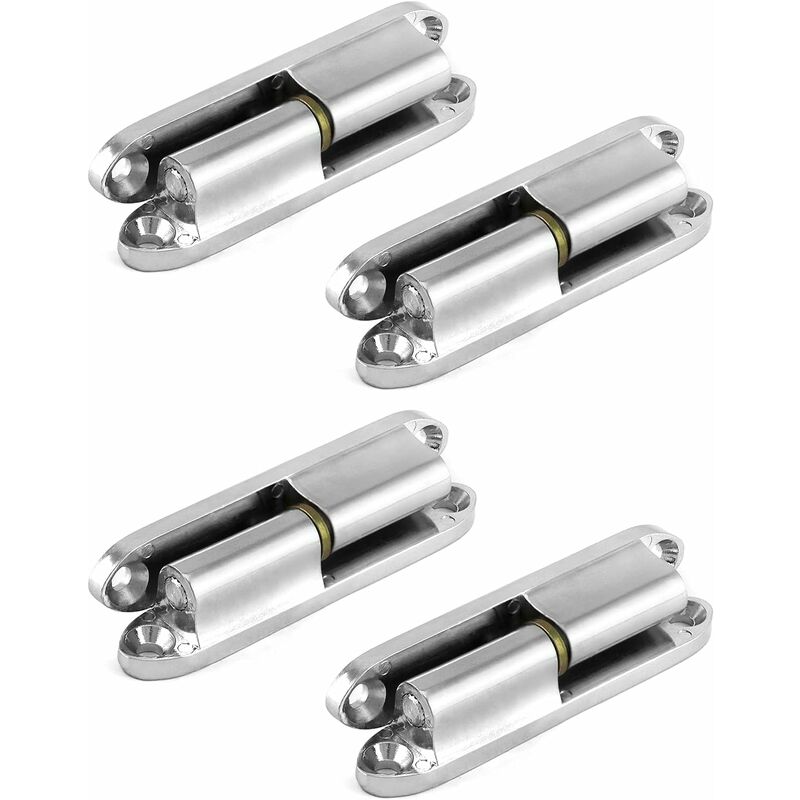 Set Mit 4 Renovierungstürbändern, Mit Wartungsfreien Gleitlagern Und Abnehmbaren Schrauben, Für Holz- Und Metalltüren.