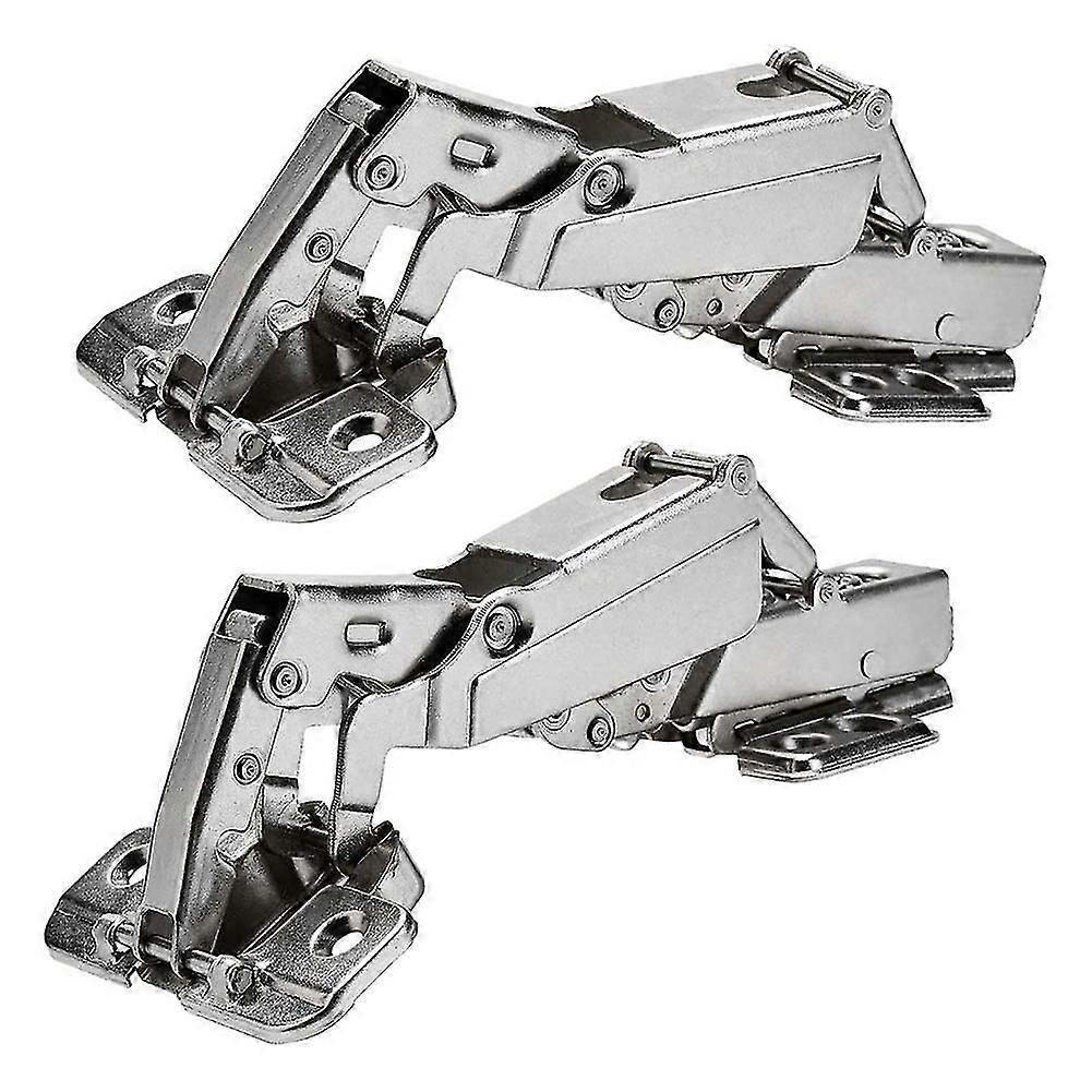 2 X 175-grad-scharniere Für Rahmenlose Schranktüren, Verstellbare, Verdeckte Hydraulikscharniere, Neu