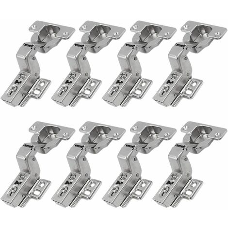 35-mm-einlassbänder (110°) Ohne Soft-close-mechanismus Für Küchentüren, Möbelmontage – 8er-pack – S