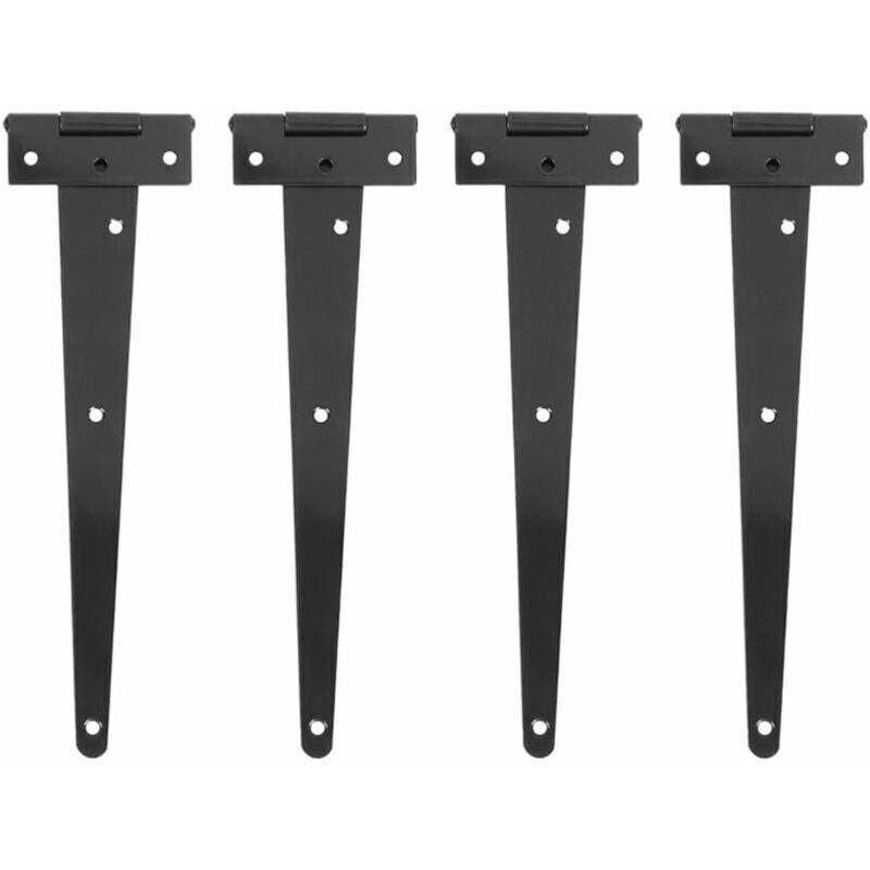 25 Cm Lange, Silberfarbene T-scharniere. Robuste T-scharniere. Scharniere Für Holztüren. Edelstahlscharniere Mit Schrauben Für Scheunentüren.