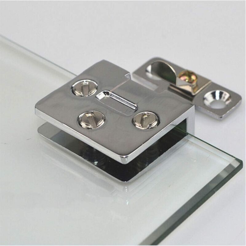 (2 Stück) Scharniere Aus Edelstahl Für Glastüren, Scharniere Für Weinkellertüren, Scharniere Für Glasschränke, Bohrfreie Befestigung Für Glasschränke, Von Debuns