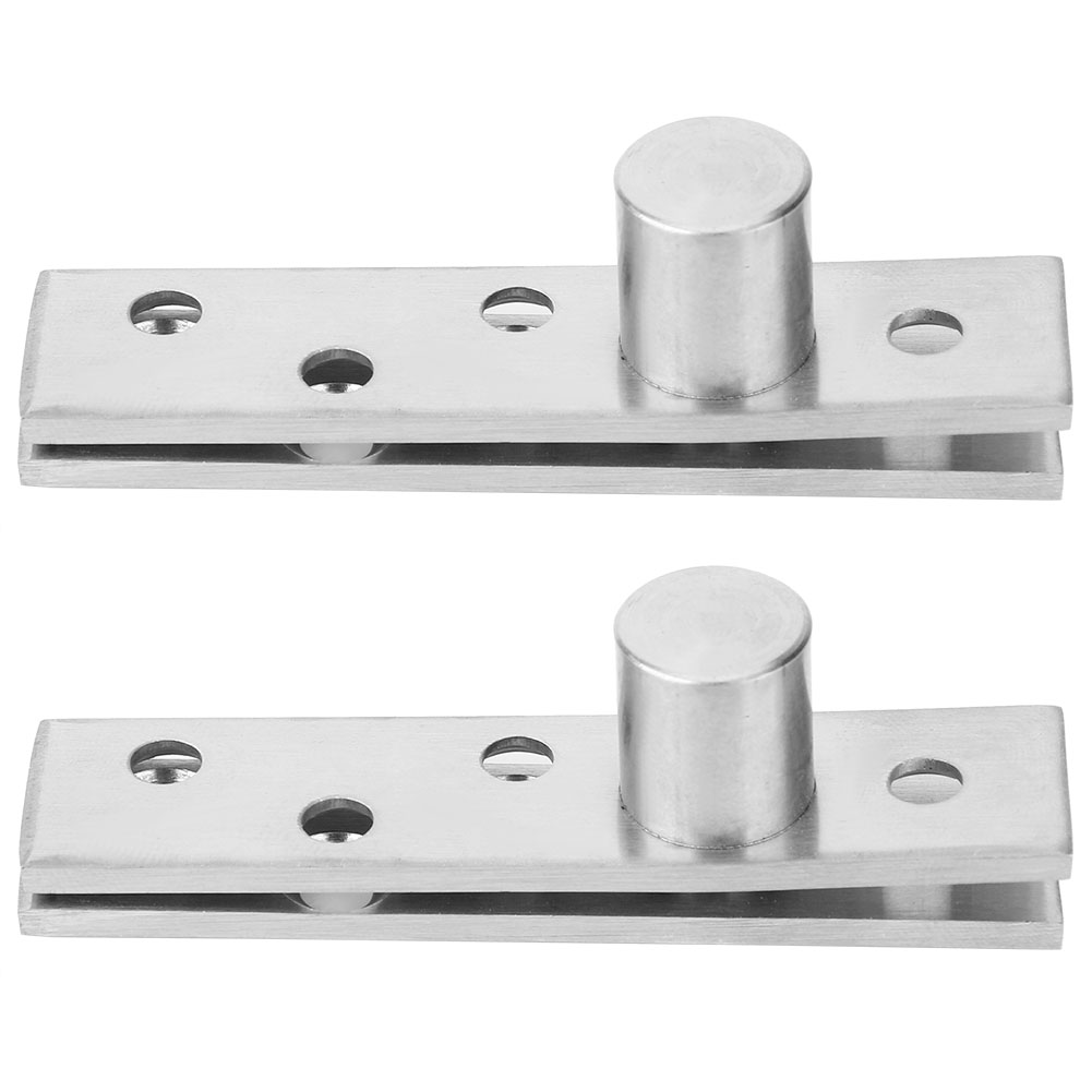 2 Edelstahl-drehscharniere (360°), 75 Mm Lange Exzenterwelle