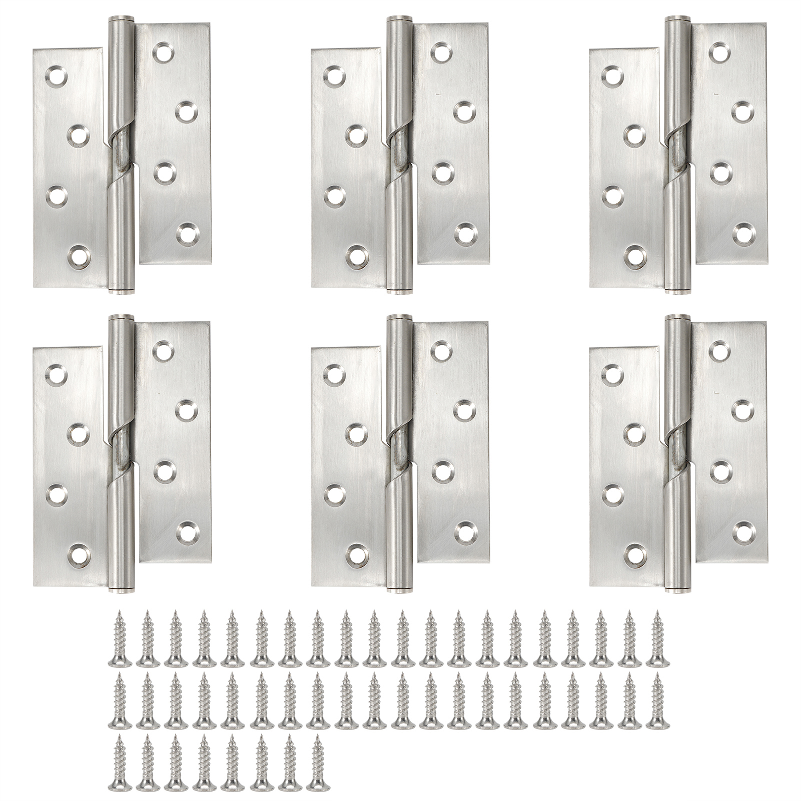 6 Sets Flaggenbänder, Türbeschläge, Geräuschlose Lagerbänder, Wohnaccessoires