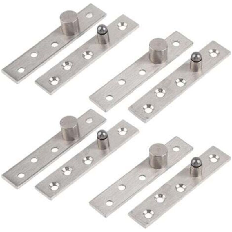 Set Mit 4 360°-schwenkbändern Für Drehtüren, 95 Mm Dicke, Verdeckte Edelstahlbänder, Hochleistungsbänder Für Schuhschränke