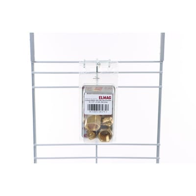 Druckluft-Schlauchtülle mit Überwurfmutter, IG 1/2", ø6mm, Messing, 2er-Pack