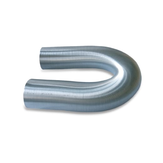 Verbindungsleitung ø160mm aus mehrlagiger Aluminiumfolie, streckbar bis 5,00m