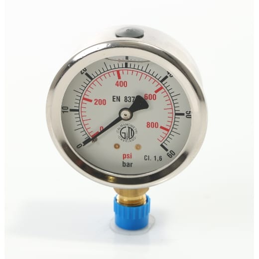 Druckmanometer 0-60 Bar für Schraubstock für STG 440 DGH