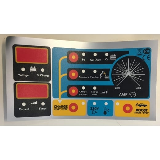 Frontfunktionsschild für DIGICAR 600