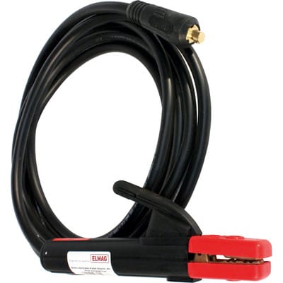 Elektrodenhalter-Kabel 16mm², 4 Meter, Stecker ø9mm 16/25, komplett montiert