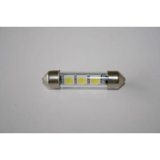 LED-Lampe Soffitte 39mm, 3x 3-Chip SMD Leds, 11,5 - 14,8V DC
