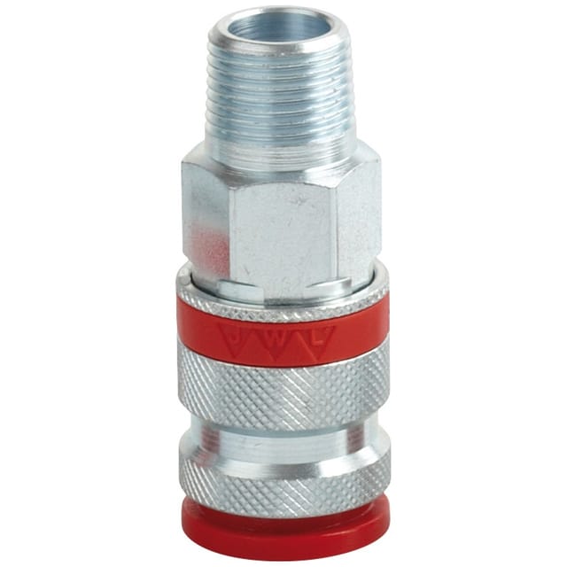 Stahlkupplung JWL Serie 520, DN 7,8, AG 3/8" BSP