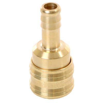 Druckluft-Kupplung mit Schlauchtülle ø10mm, Messing