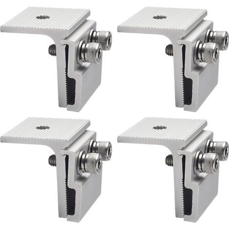 Set Mit 4 Dachkabelbindern, Vertikalen Verbindungsclips Für Heizkabel, Schneefanggitter Und Solarpaneele.